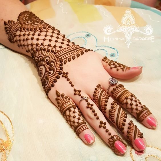 Easy Arabic Mehndi Design