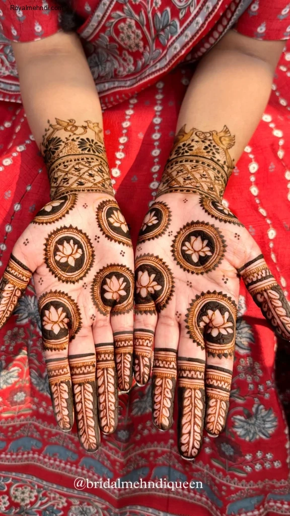 flower mehndi design