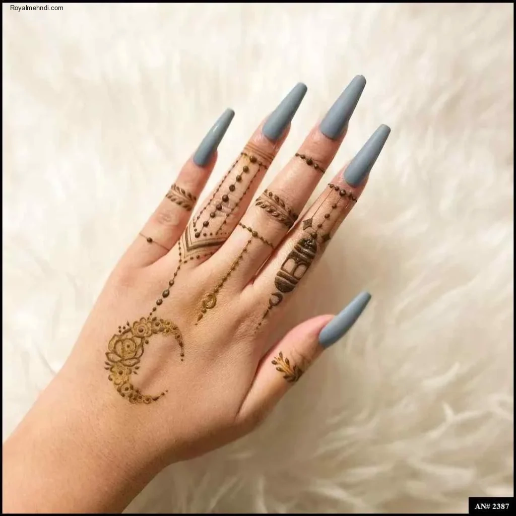 flower mehndi design