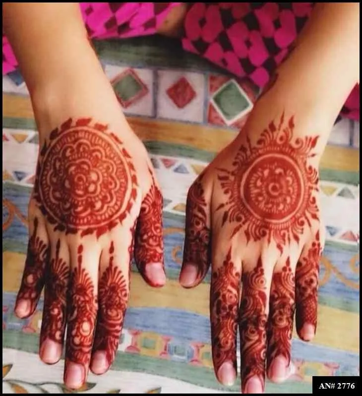 flower mehndi design