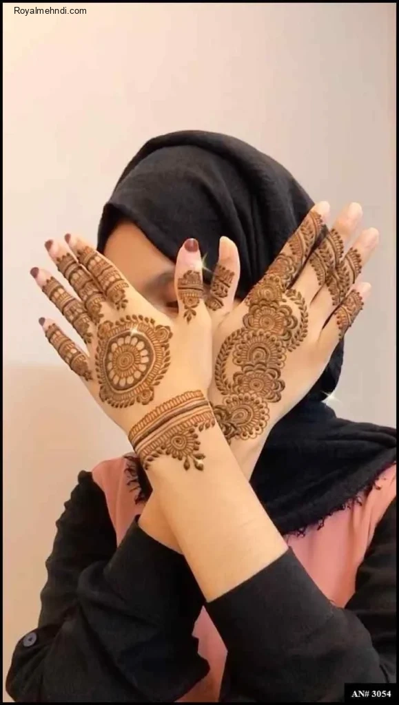 flower mehndi design