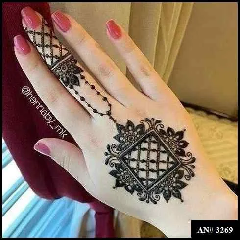 flower mehndi design
