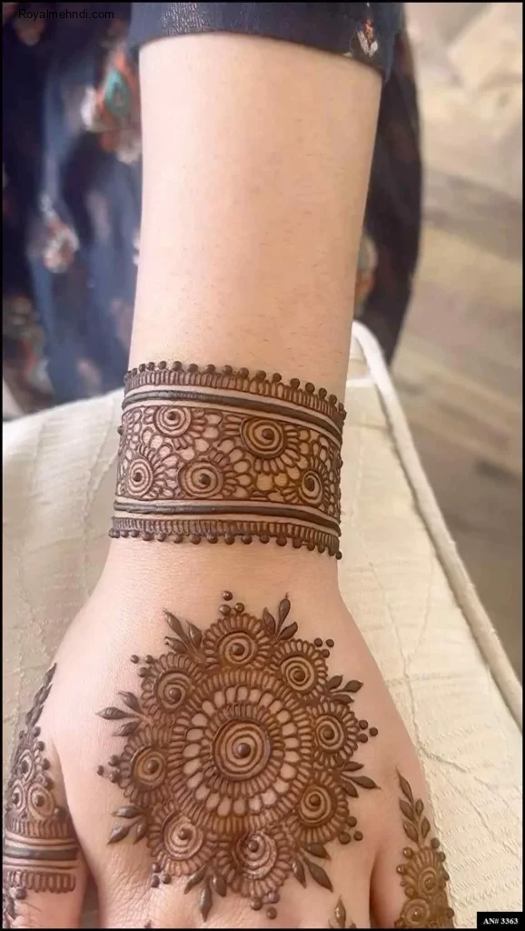 flower mehndi design