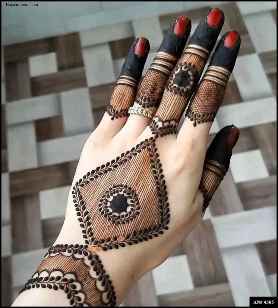 flower mehndi design
