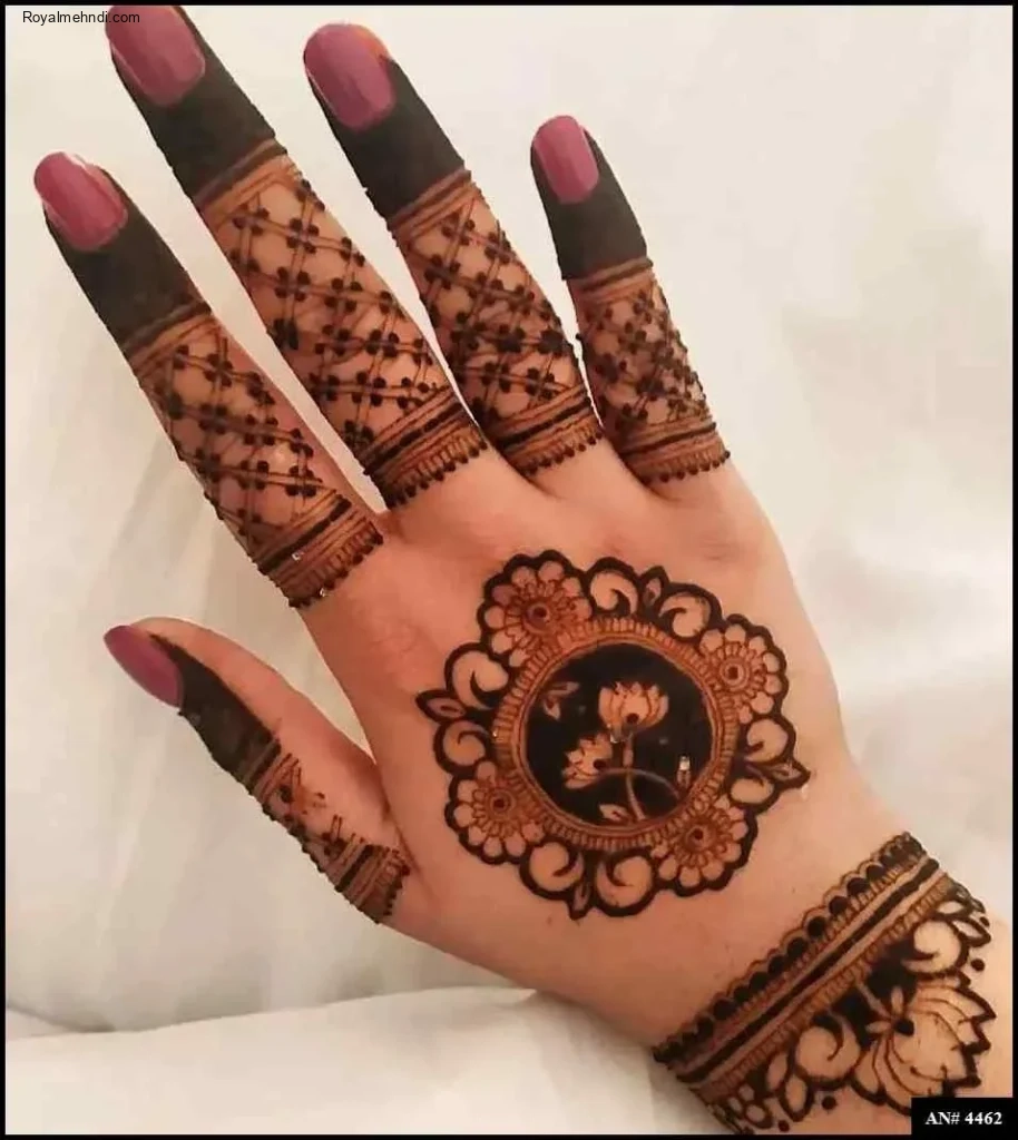 flower mehndi design