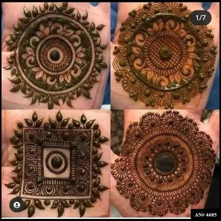 flower mehndi design