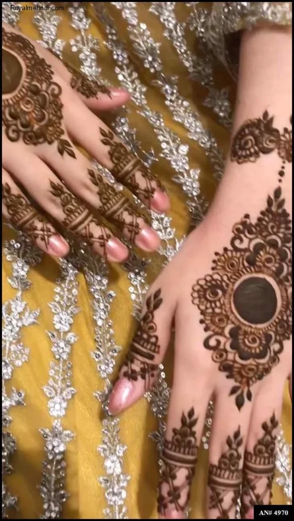 flower mehndi design