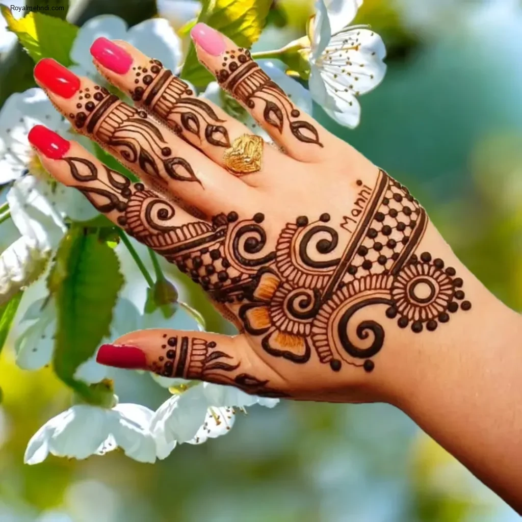 Simple Dulhan Mehndi Designs