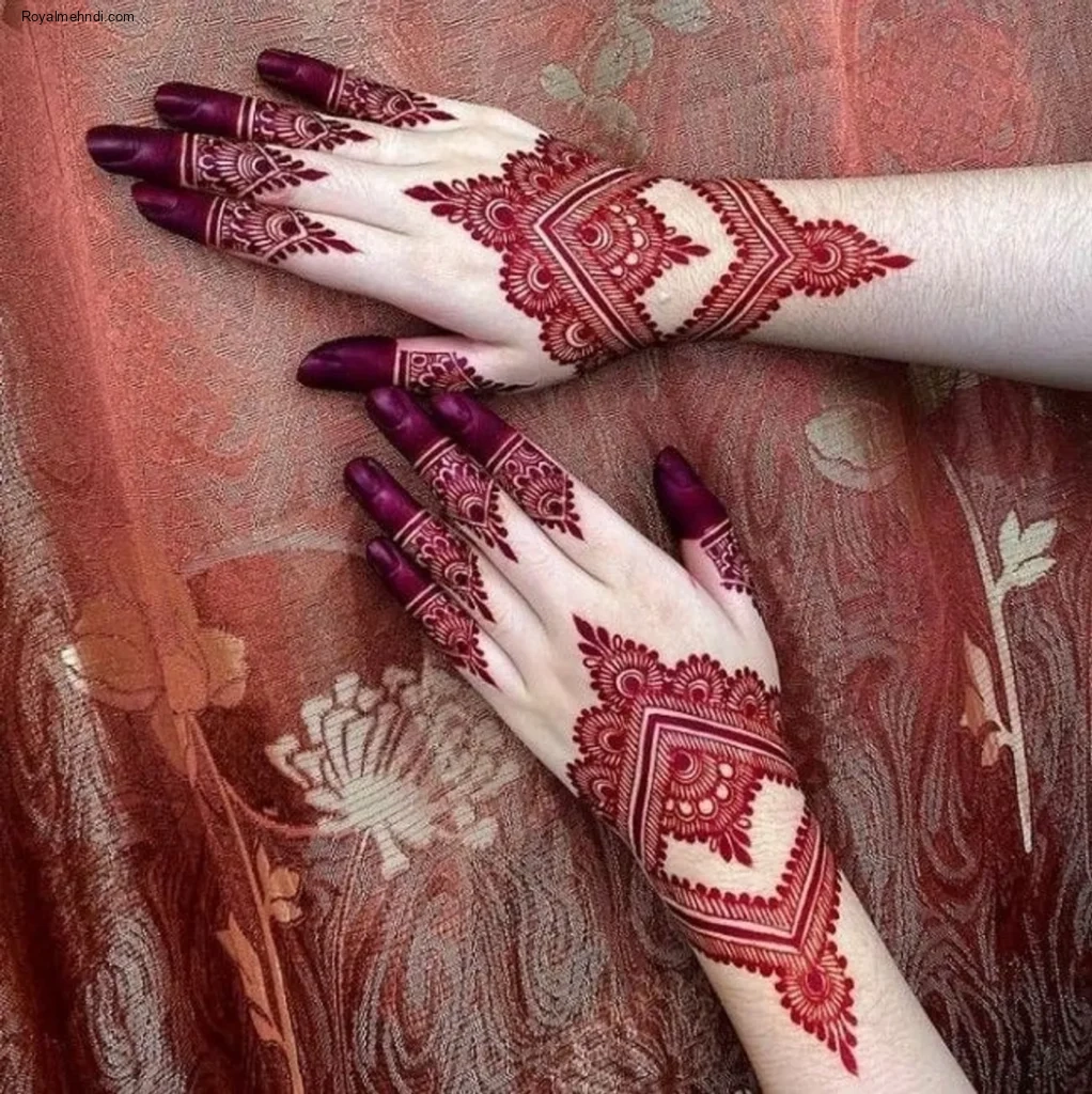 flower mehndi design