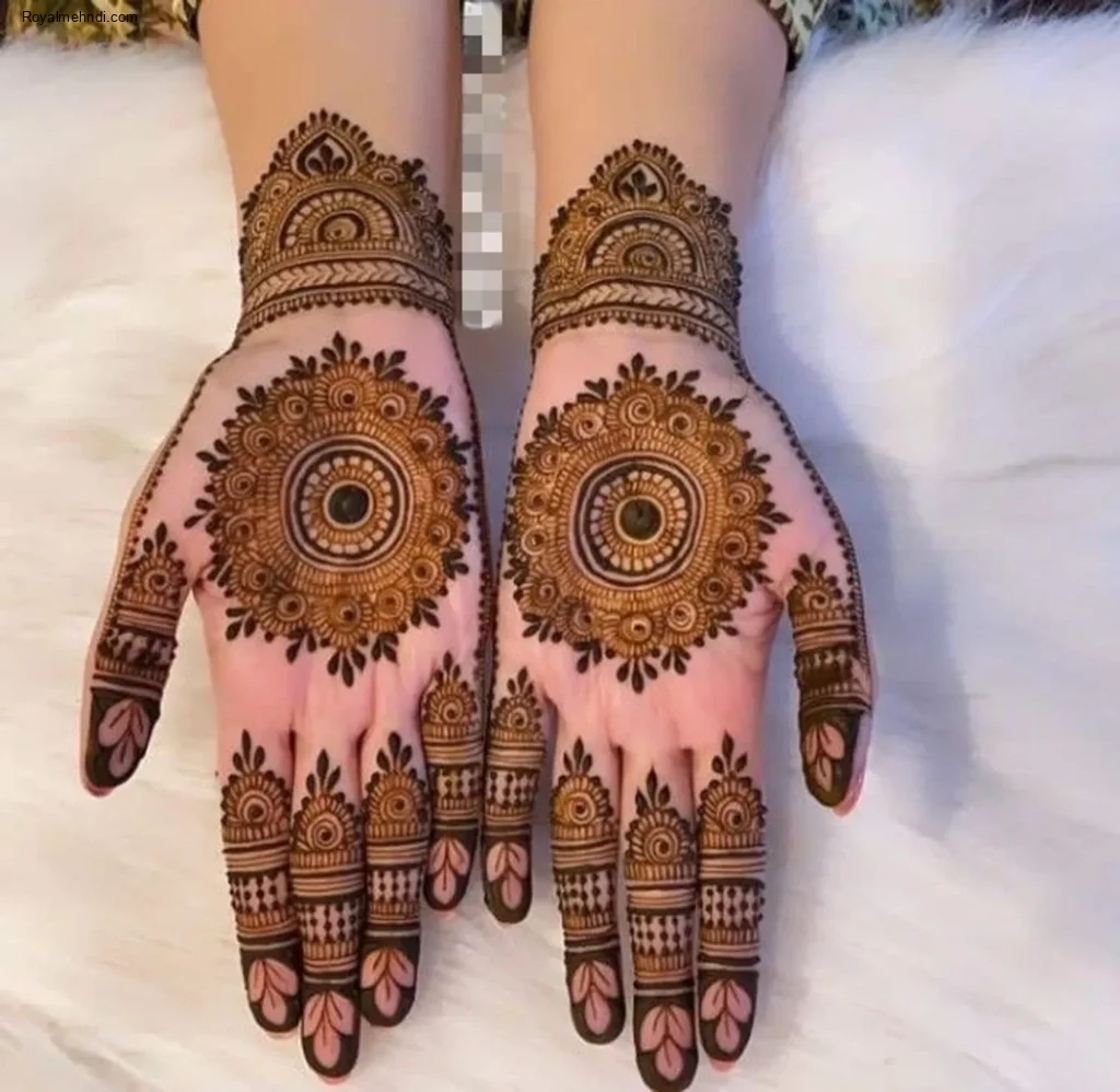 flower mehndi design