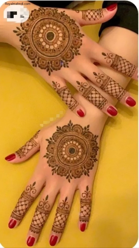 flower mehndi design