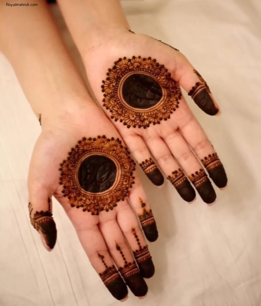 flower mehndi design