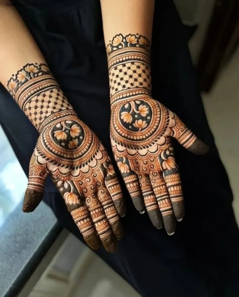 flower mehndi design