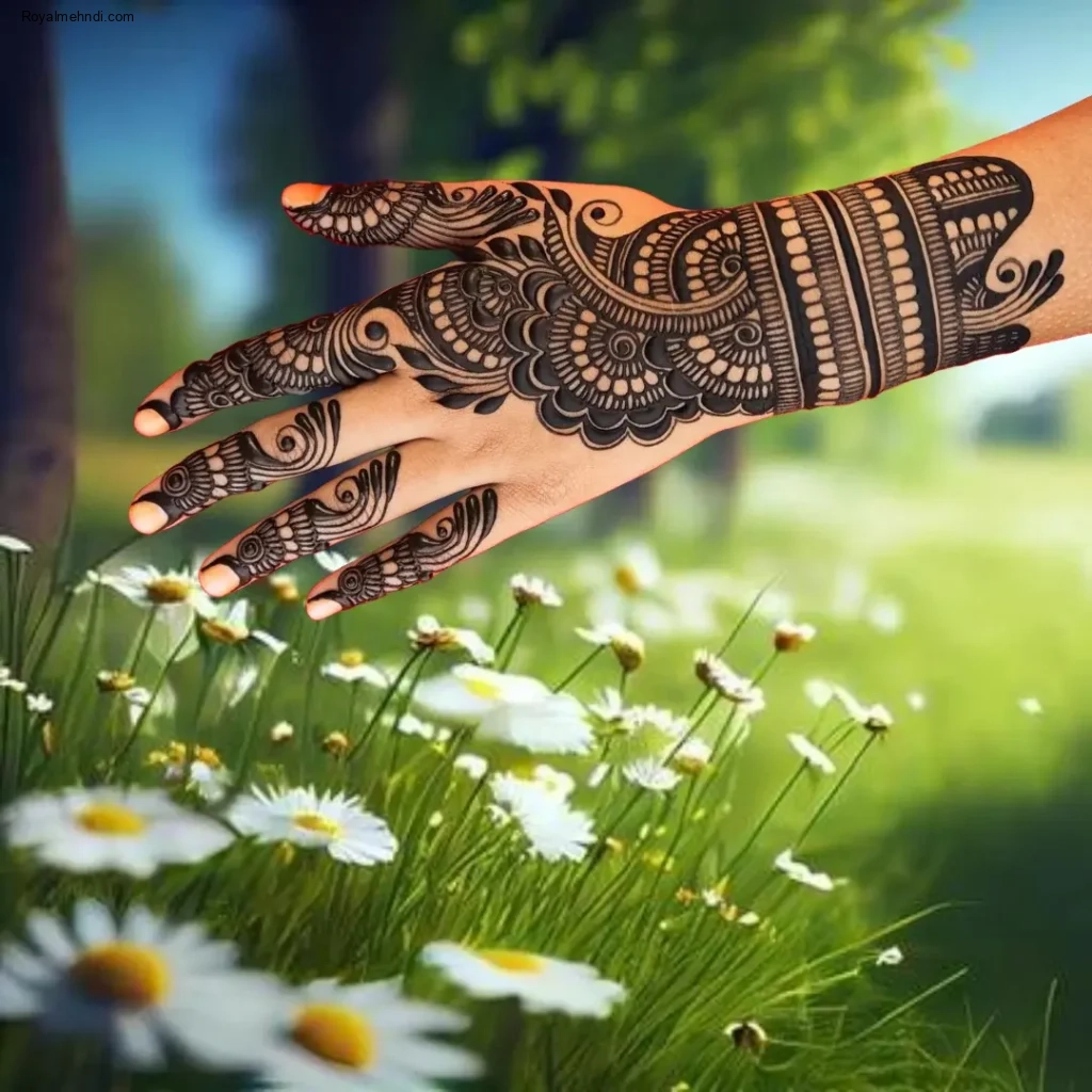 Stylish Mehndi Design