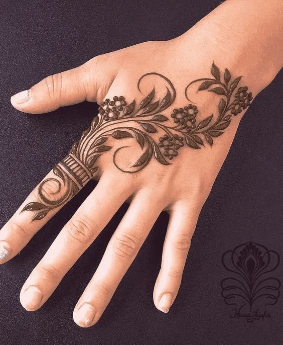 Stylish Mehndi Design
