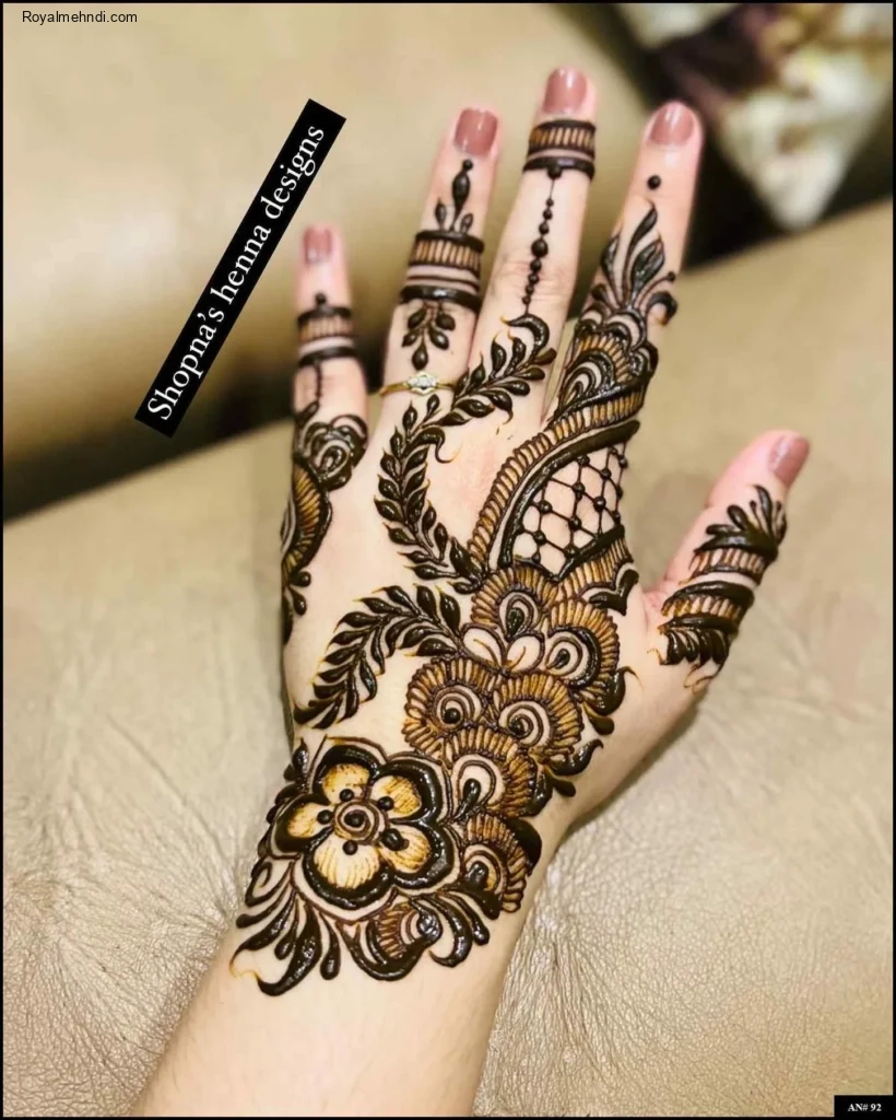 Stylish Mehndi Design