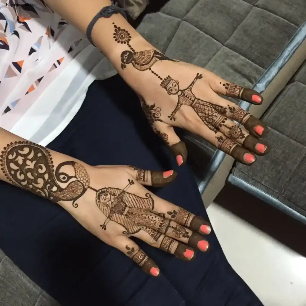 back side mehndi designs