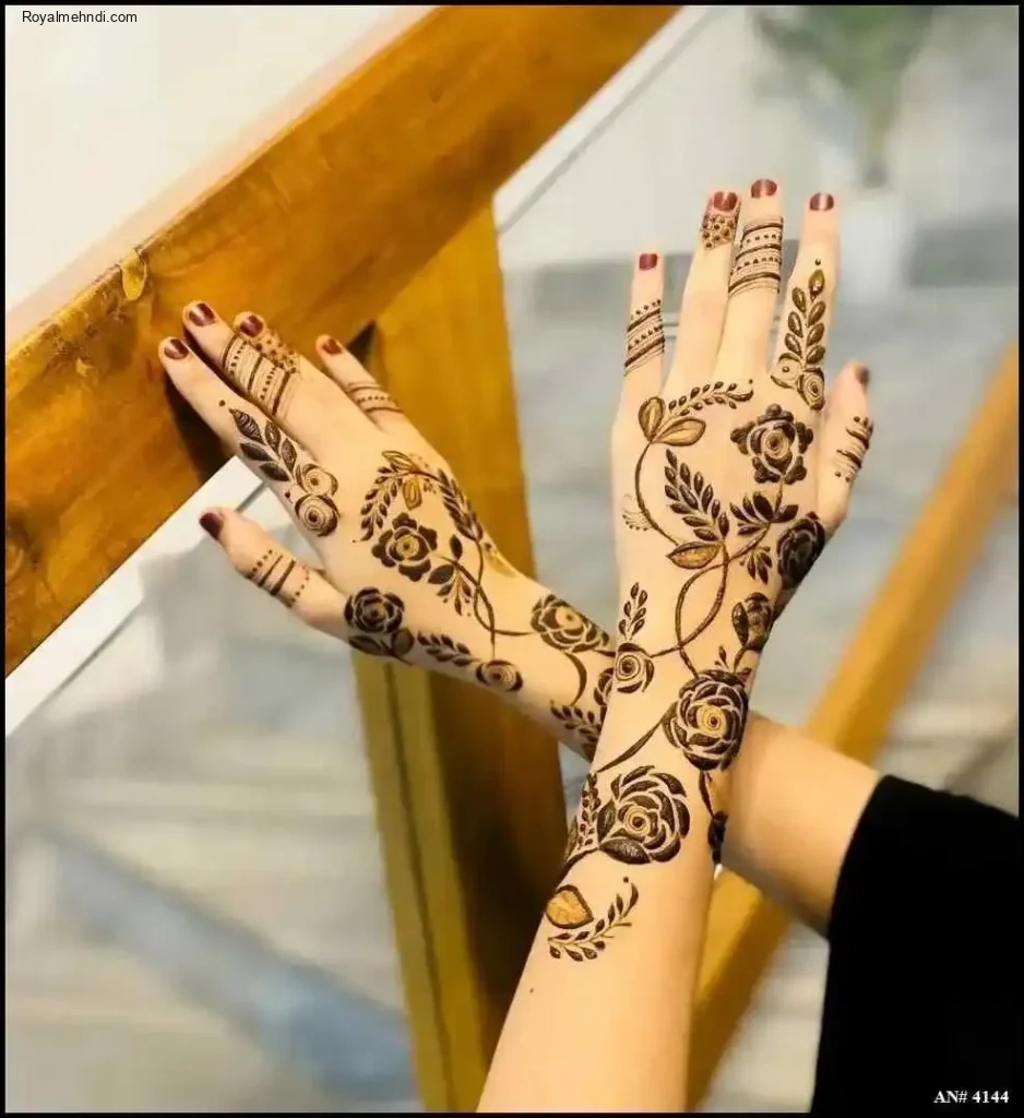 back side mehndi designs