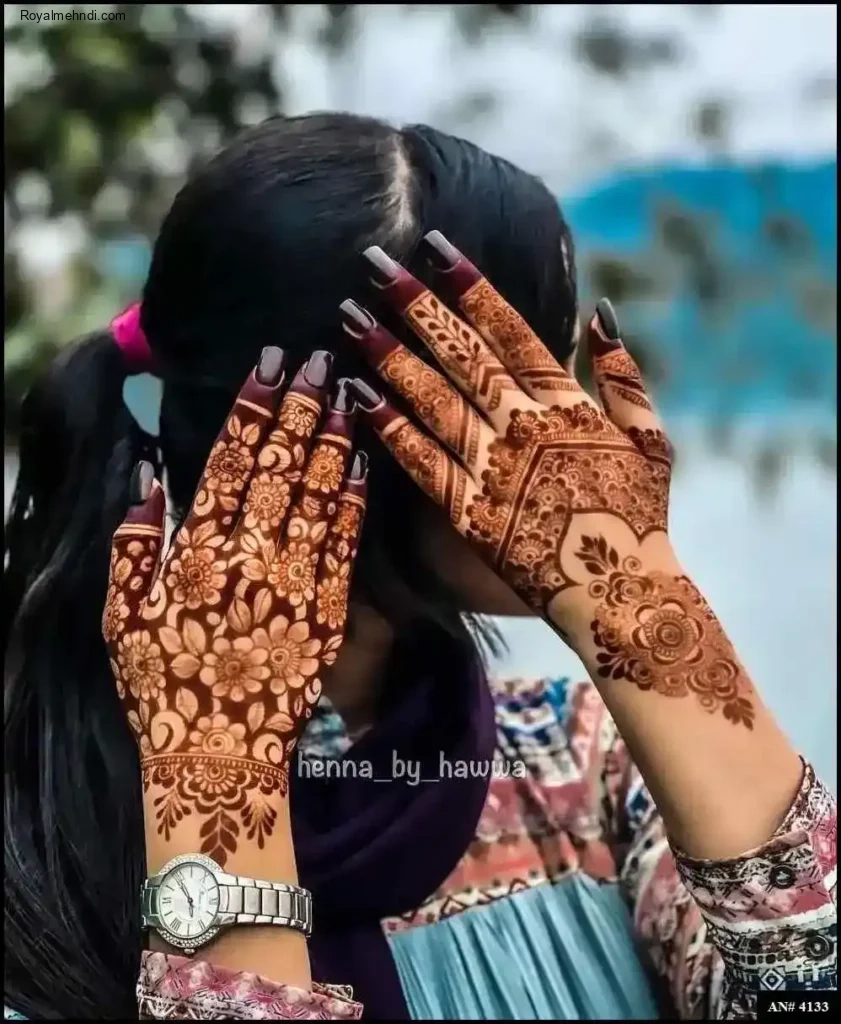 back side mehndi designs