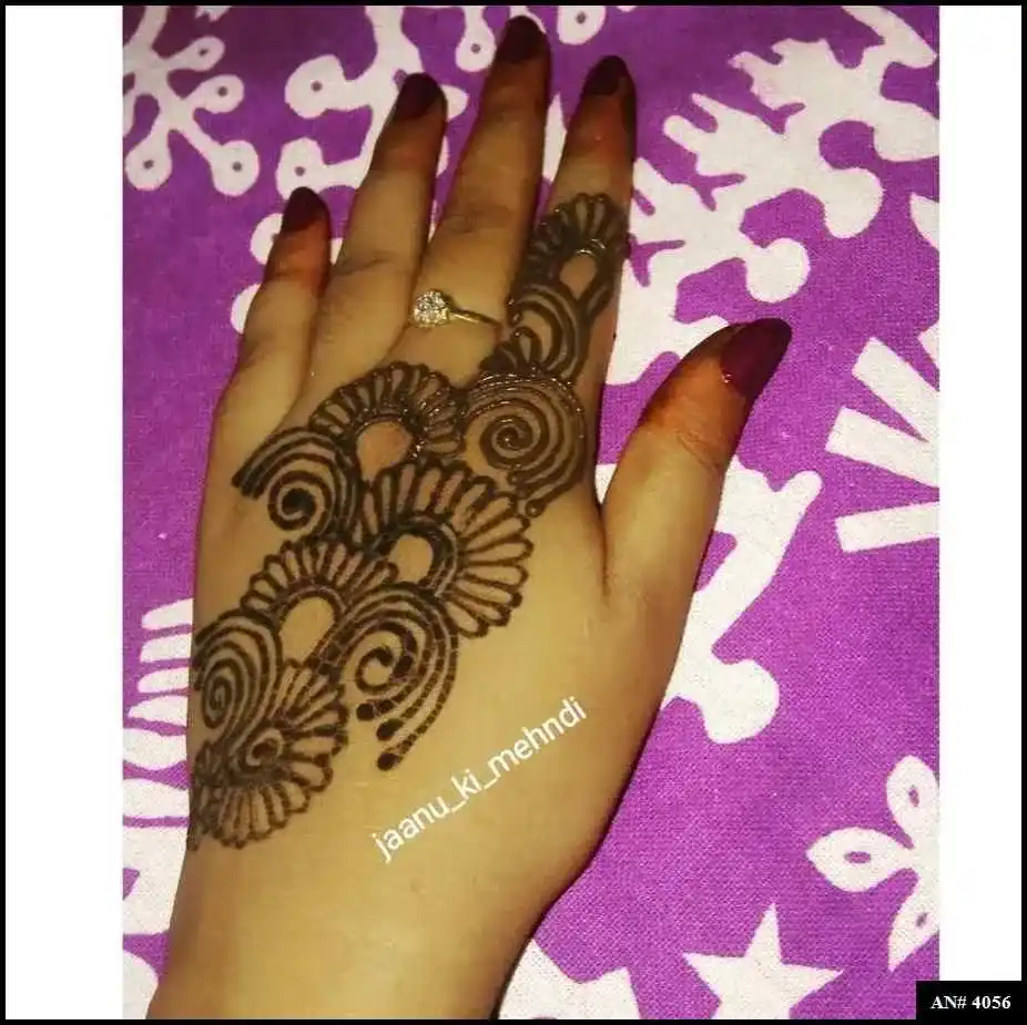 back side mehndi designs
