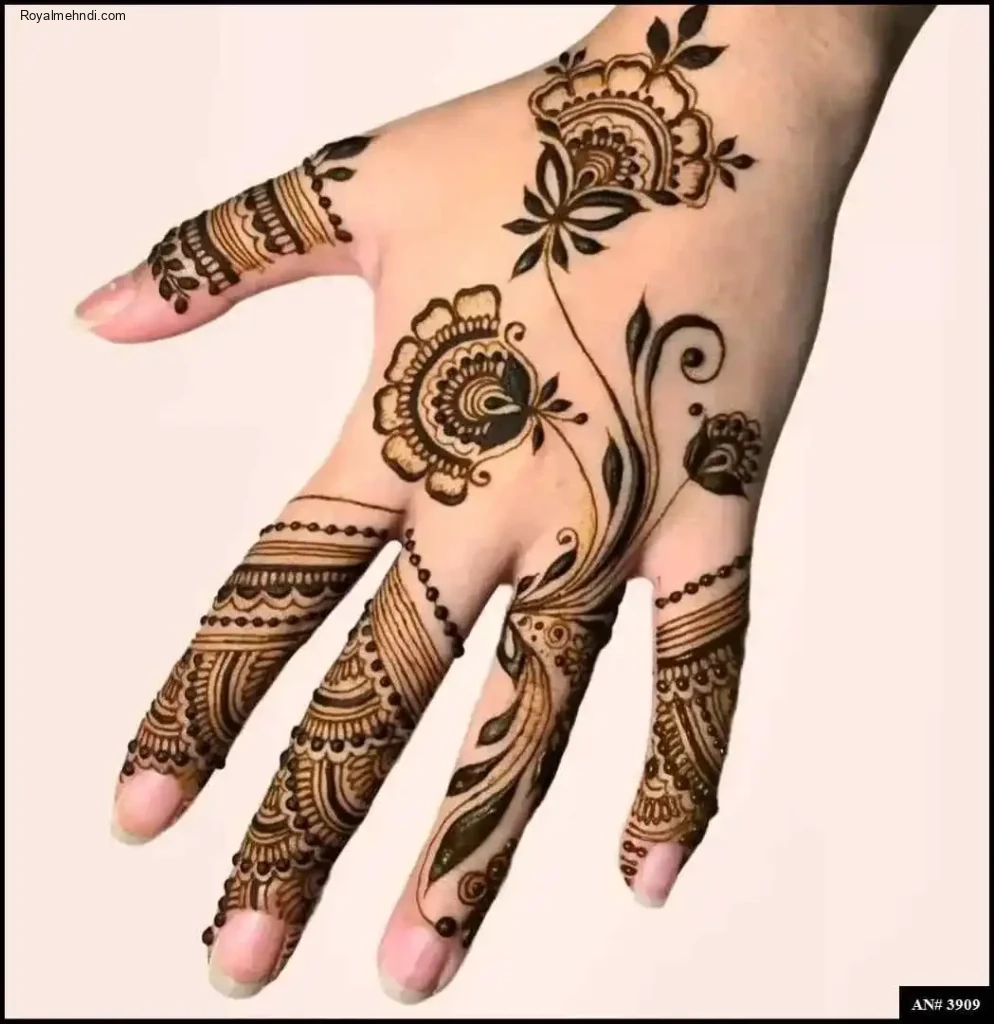 back side mehndi designs