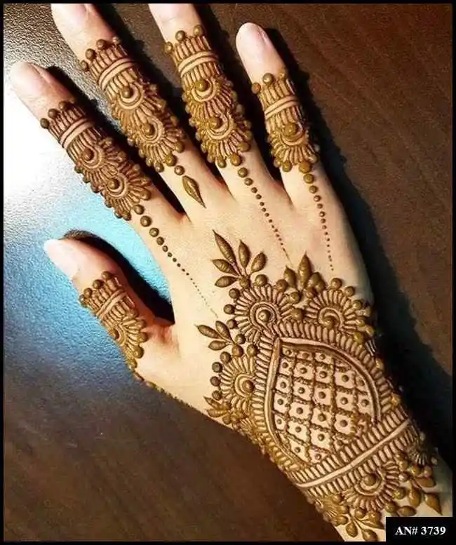 back side mehndi designs