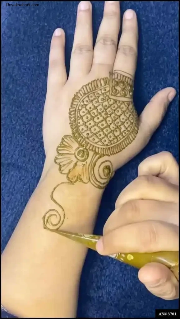 back side mehndi designs