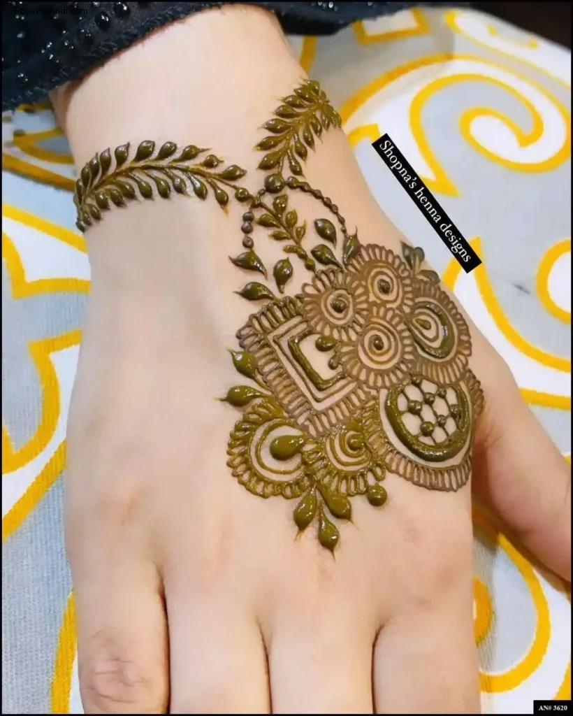back side mehndi designs