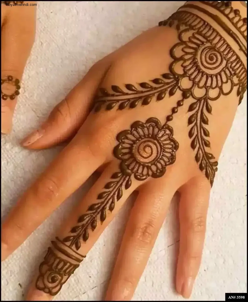 back side mehndi designs