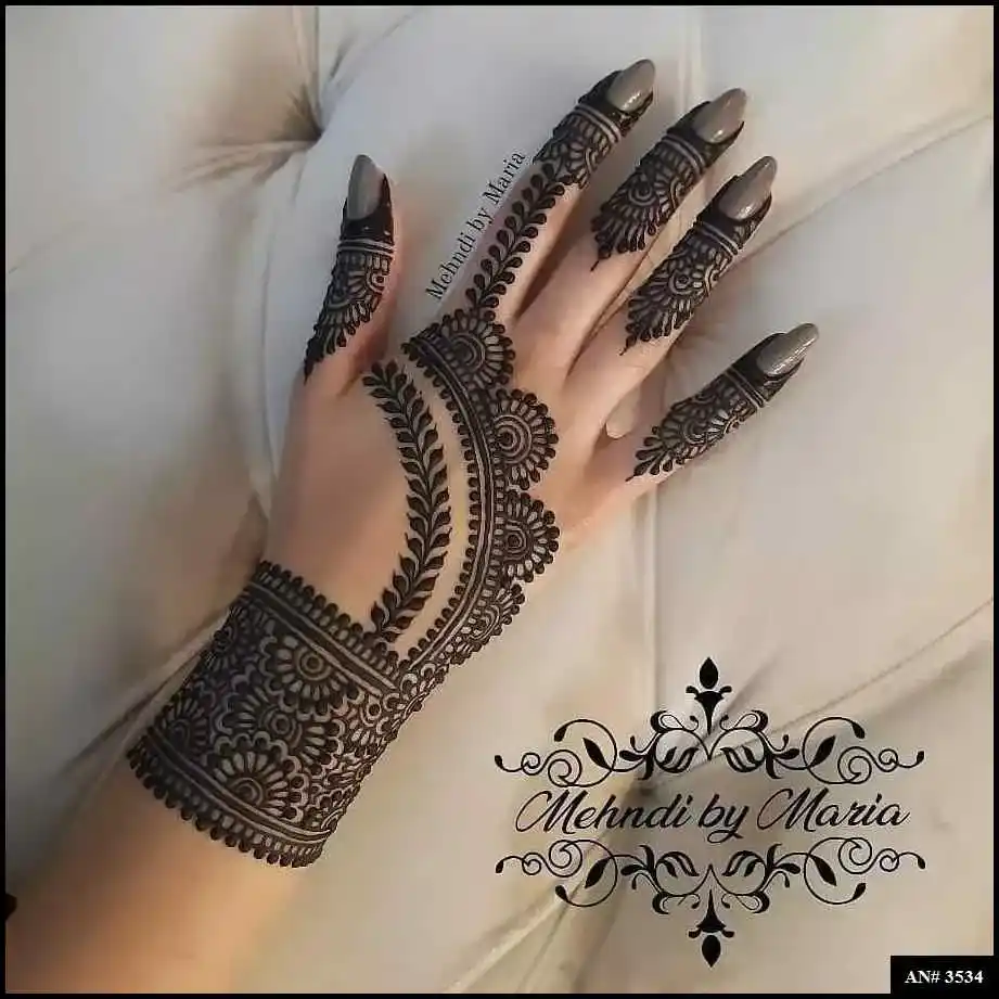back side mehndi designs
