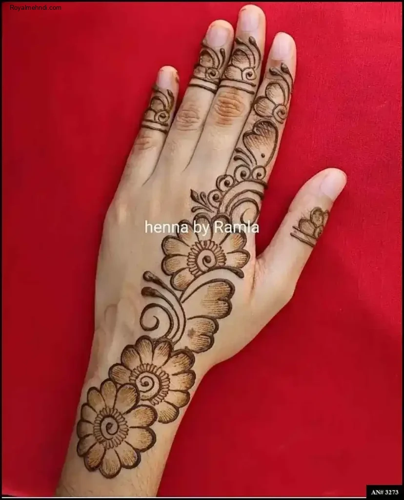 back side mehndi designs