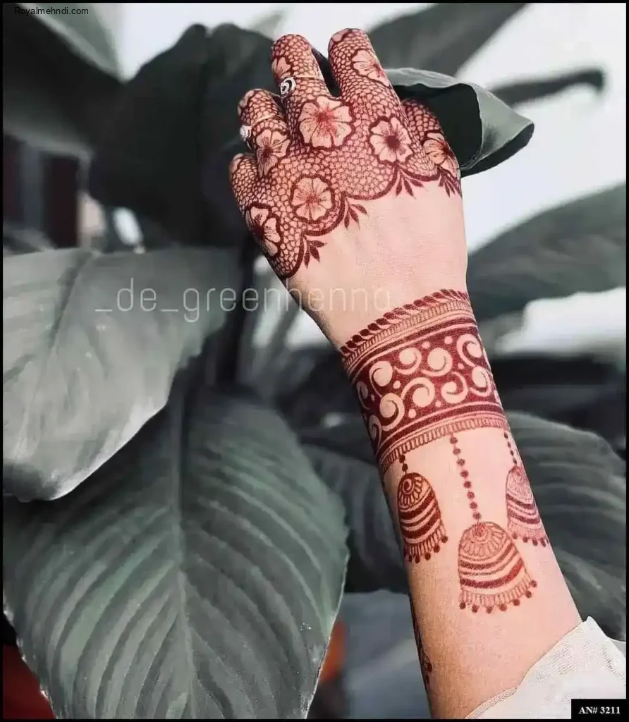 back side mehndi designs
