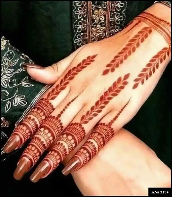 back side mehndi designs
