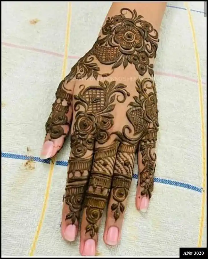 back side mehndi designs