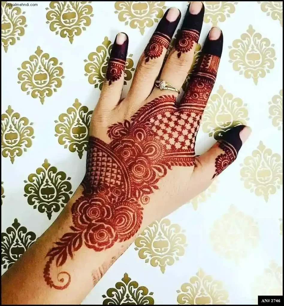 back side mehndi designs