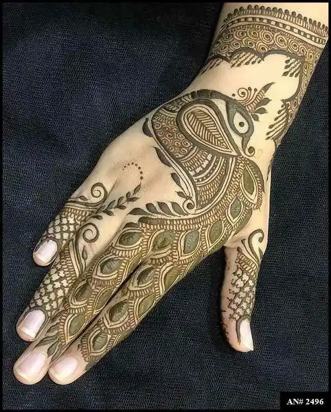 back side mehndi designs