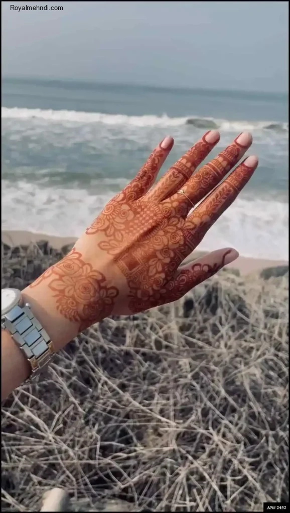 back side mehndi designs
