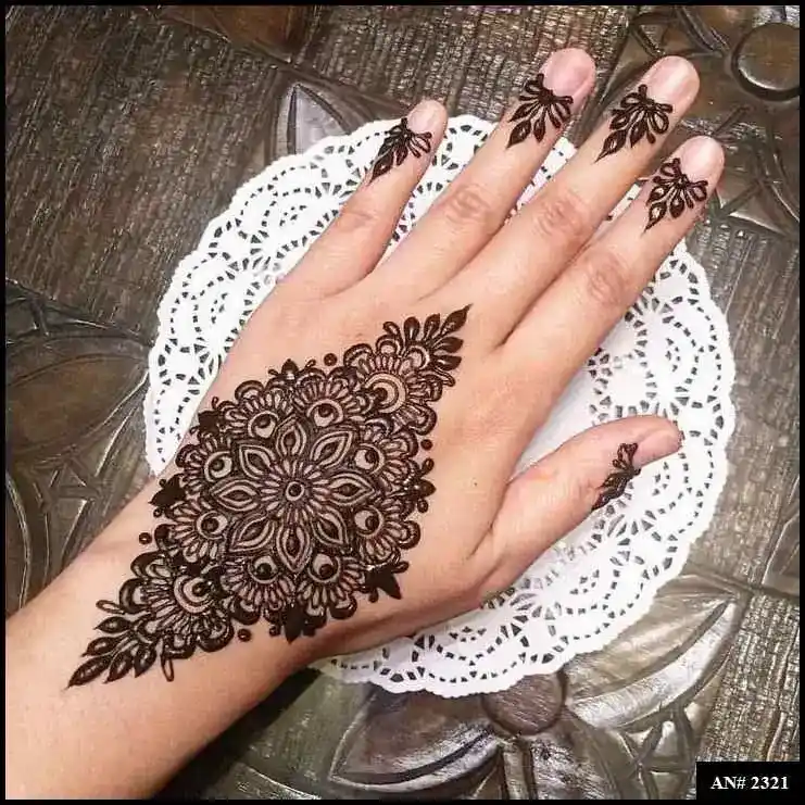back side mehndi designs