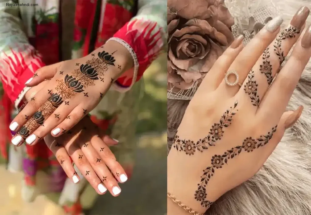 back side mehndi designs