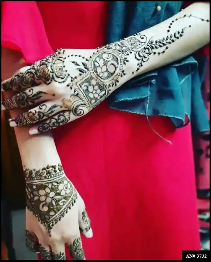 back side mehndi designs
