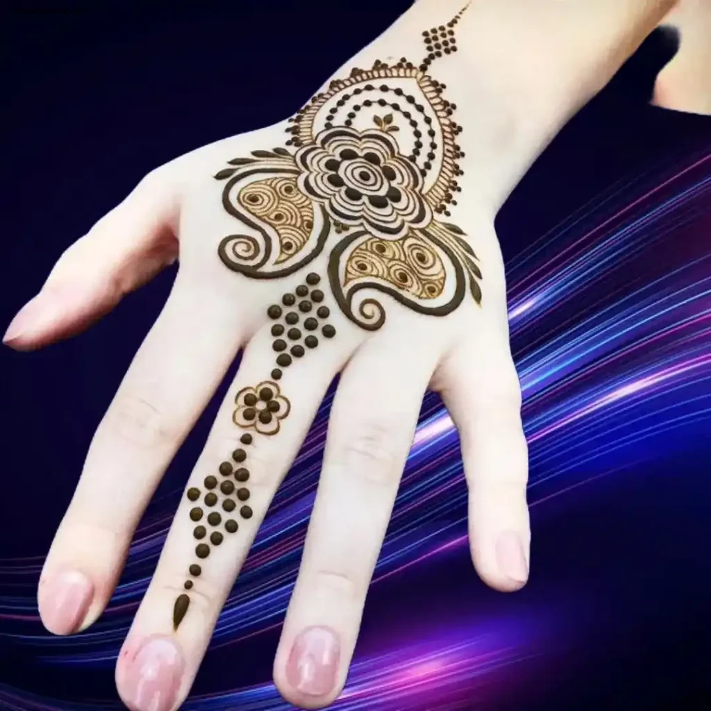 back side mehndi designs