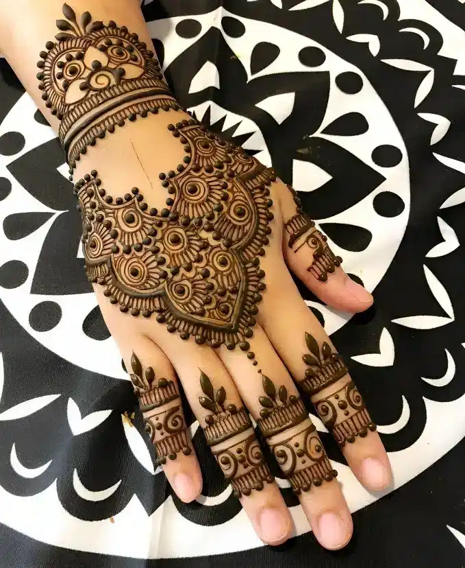 back side mehndi designs