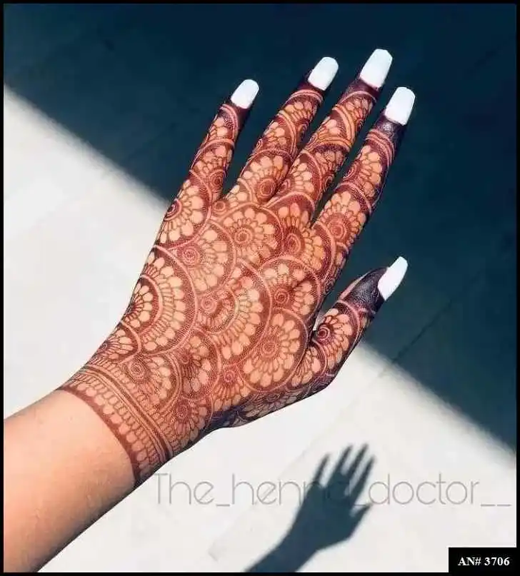 back side mehndi designs