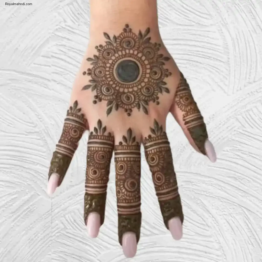 back side mehndi designs