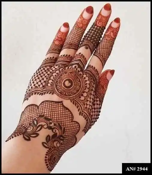 back side mehndi designs