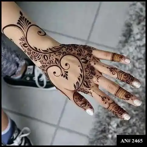 back side mehndi designs