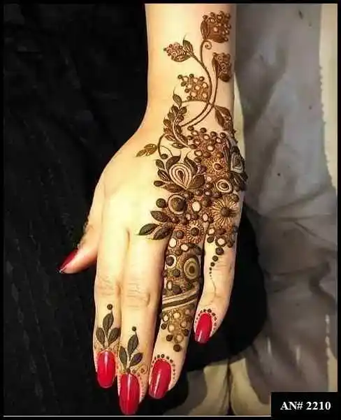 back side mehndi designs