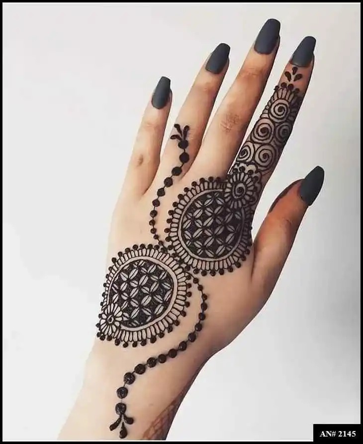 back side mehndi designs