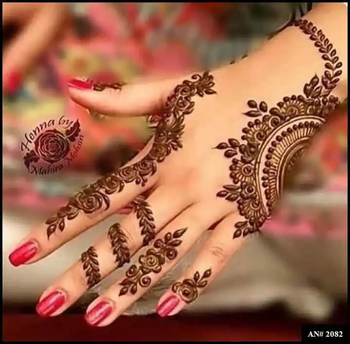 back side mehndi designs