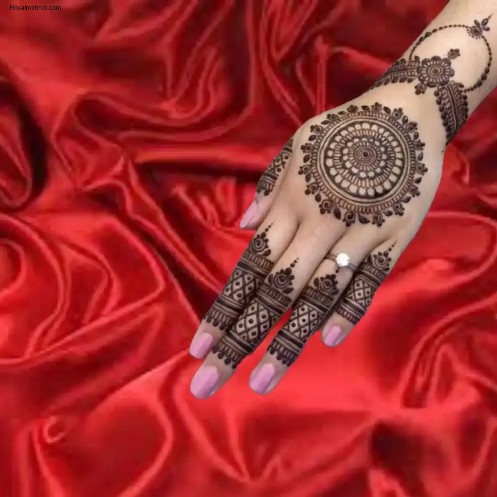 back side mehndi designs